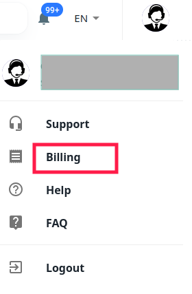 billing section