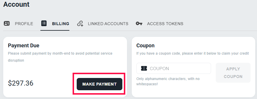 make payment