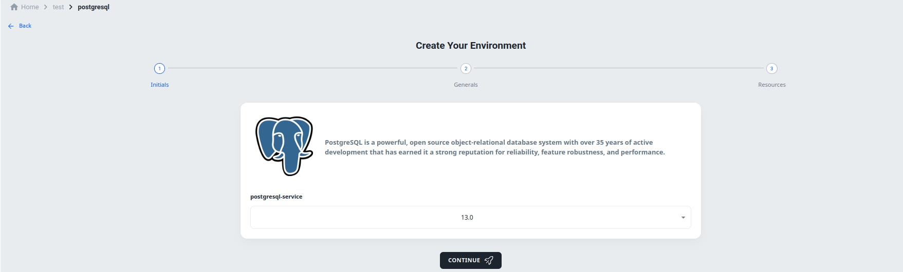 Create your environment