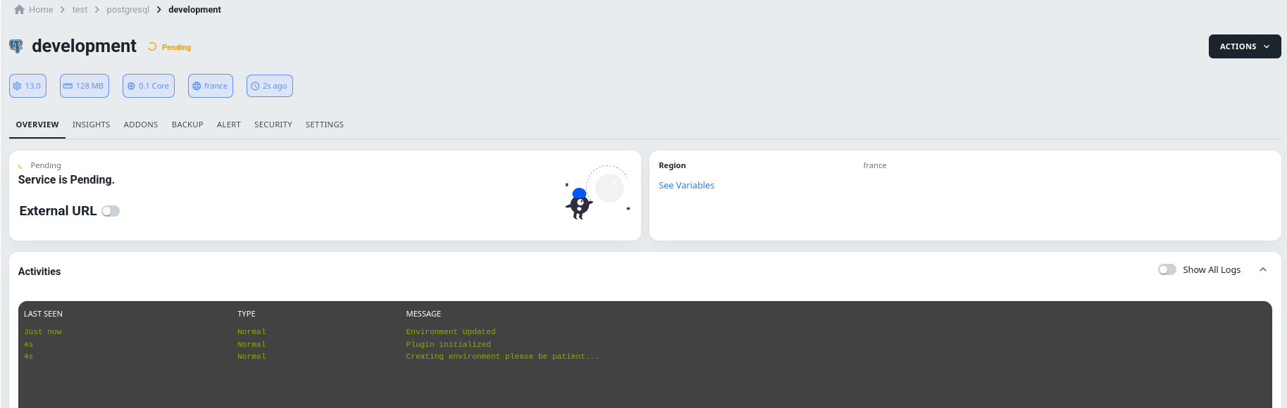 environment overview