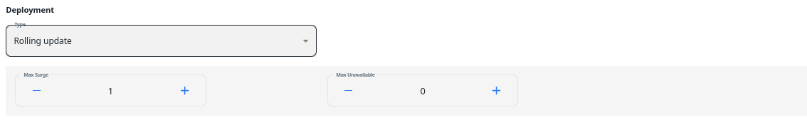 rolling update deployment strategy