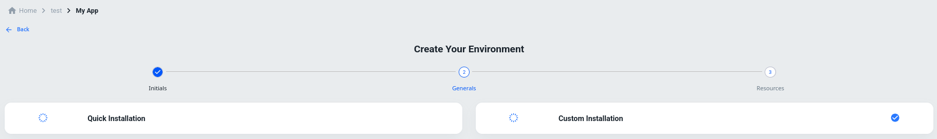 custom installation