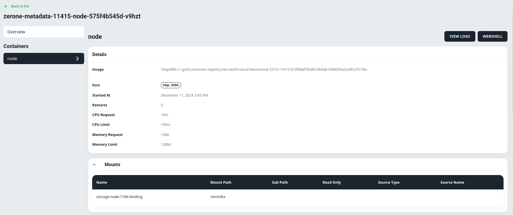 insights containers