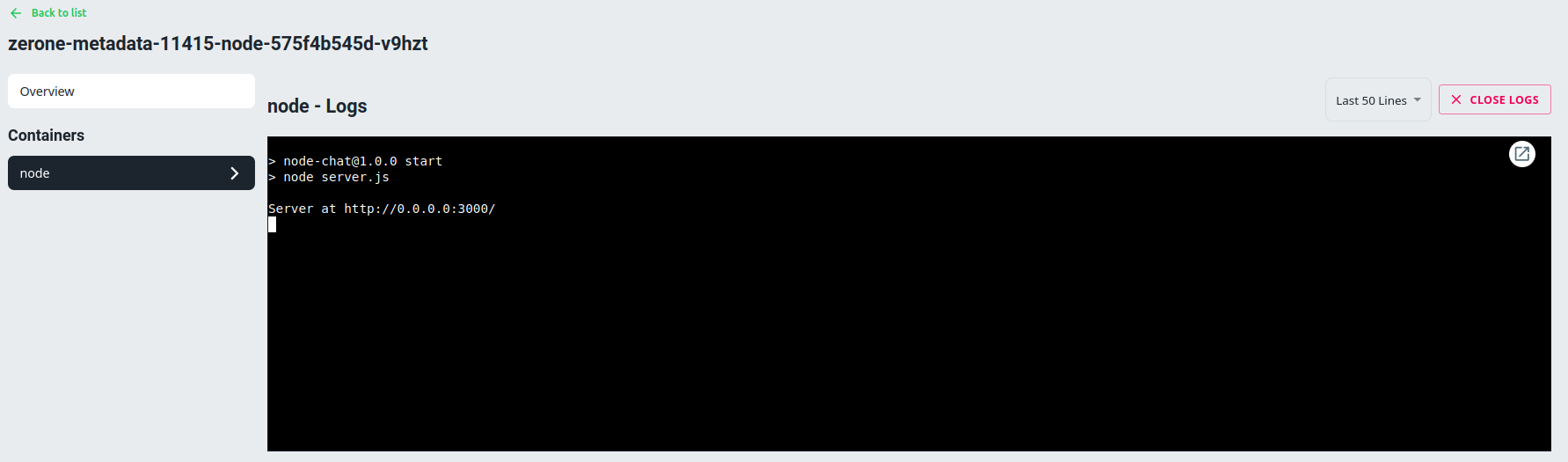 insights view logs