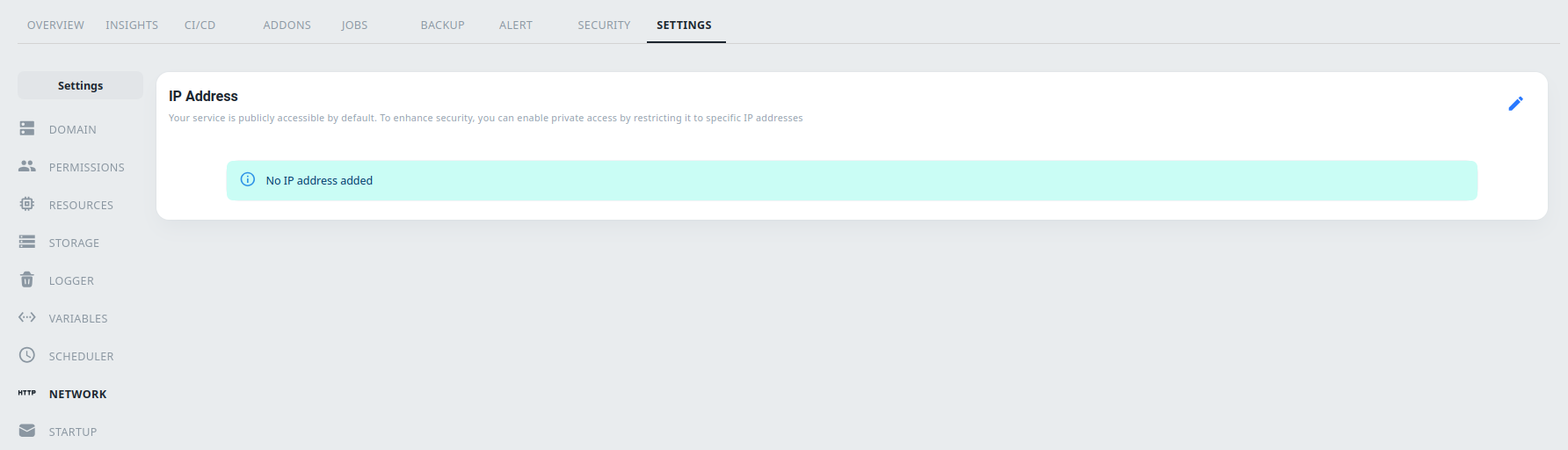 settings network