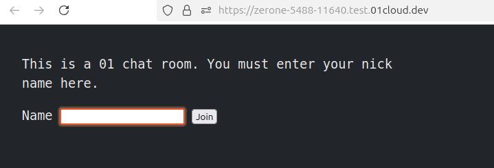 node chat website