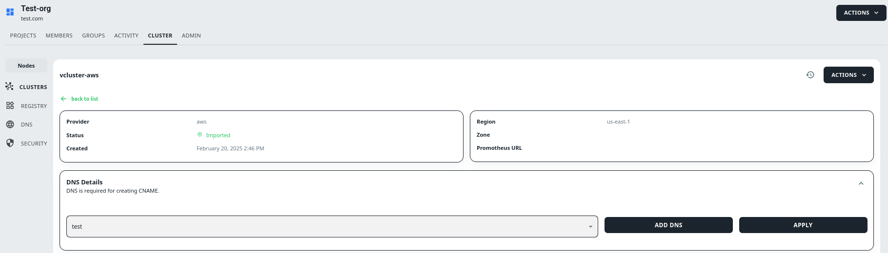 Cloudflare DNS