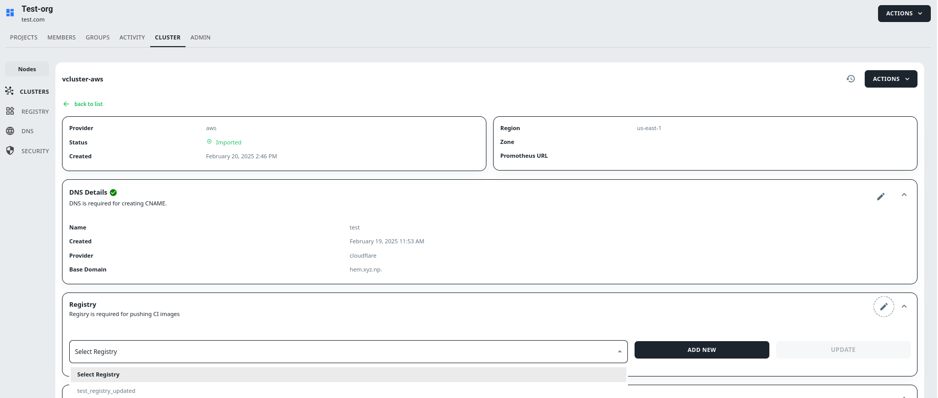 Update Registry