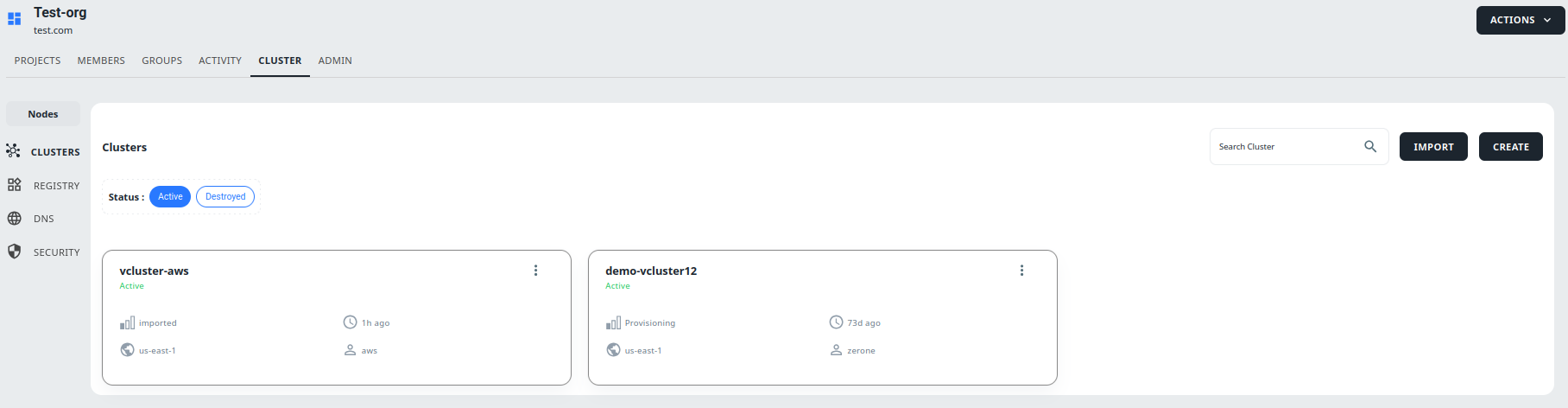 Import_cluster