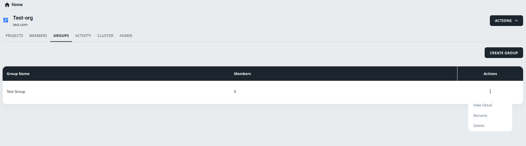 group details