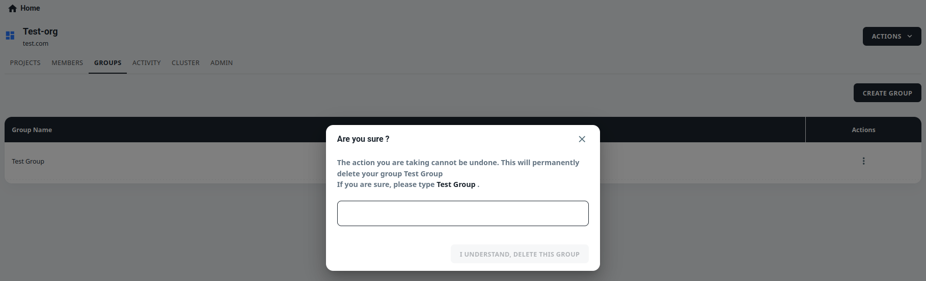 delete grouppopup