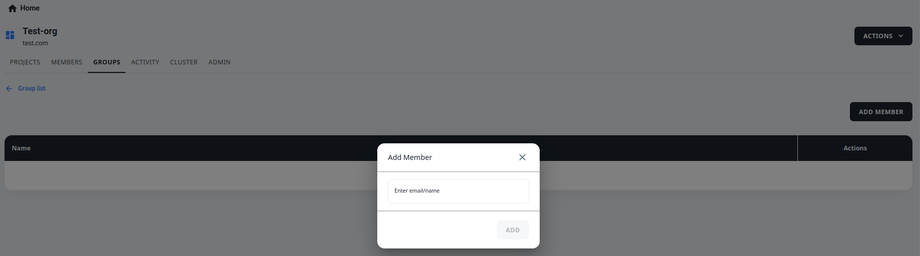 add member