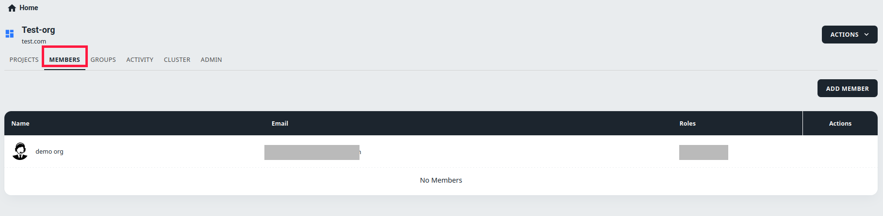 adding member