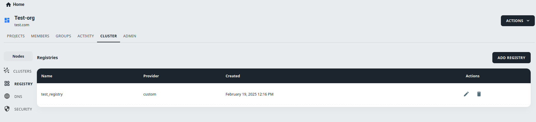 add registry