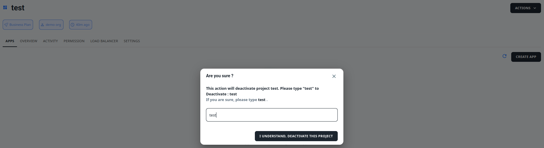 action button