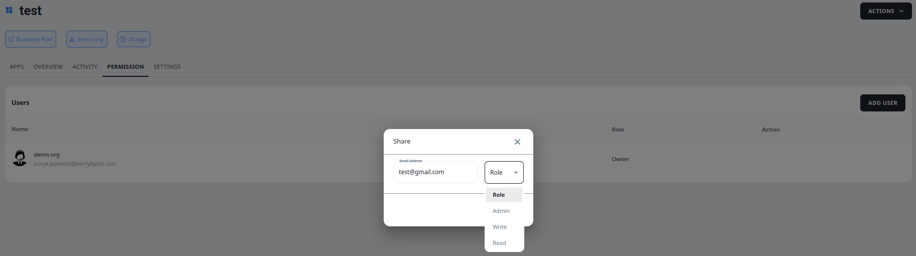 Add user