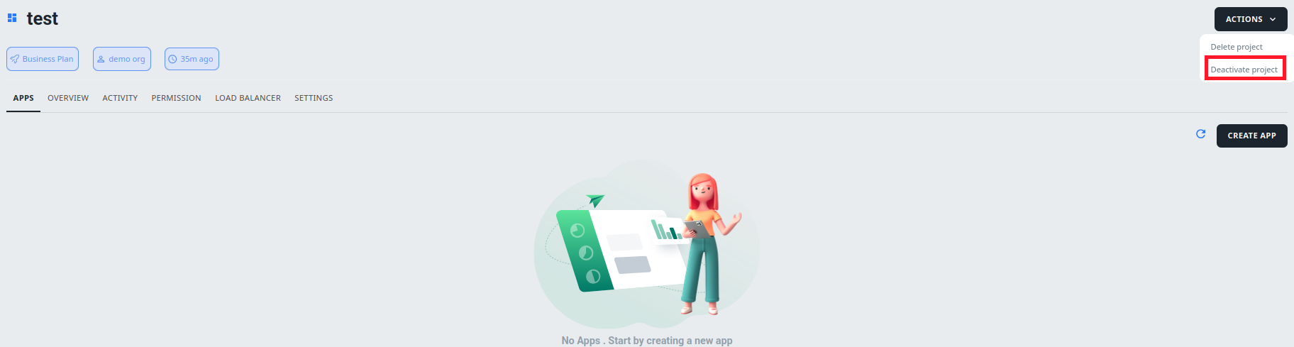 action button
