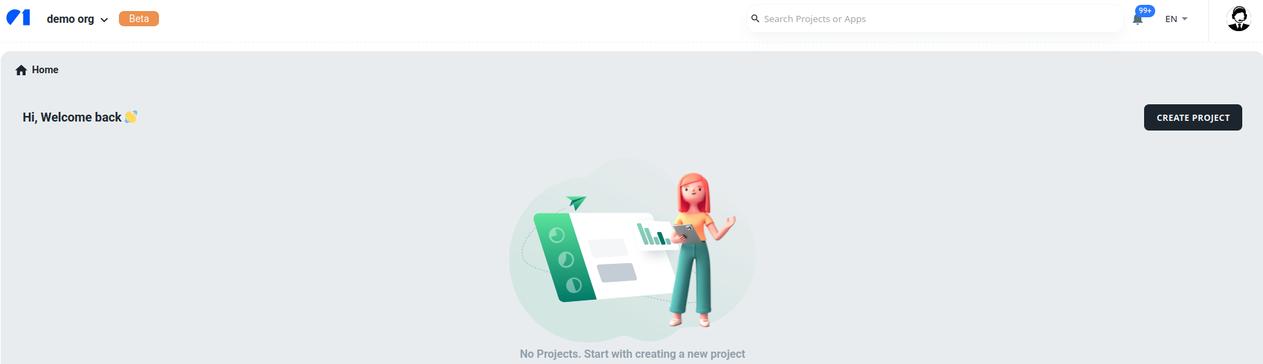 Create Project Page