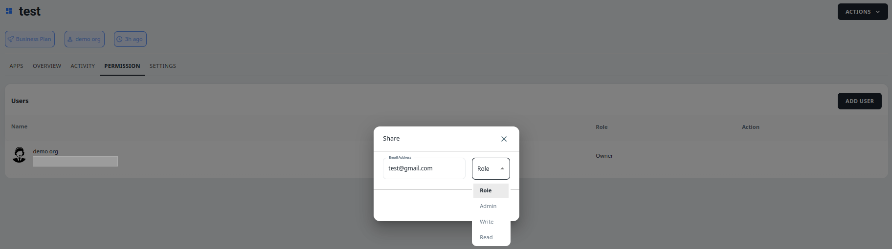 share email